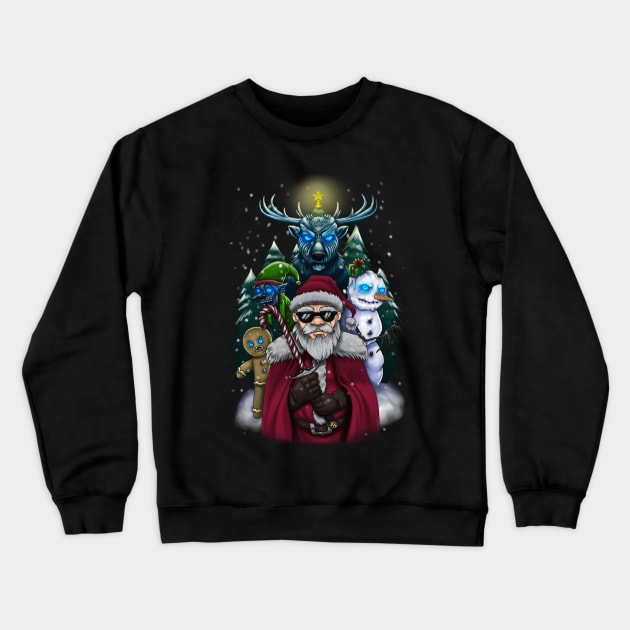 merry xmas Crewneck Sweatshirt by ekkimu